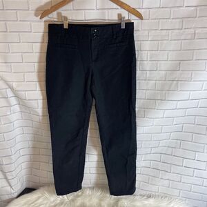 Anthro Cartonnier Black Cropped Pants Sz‎ 6